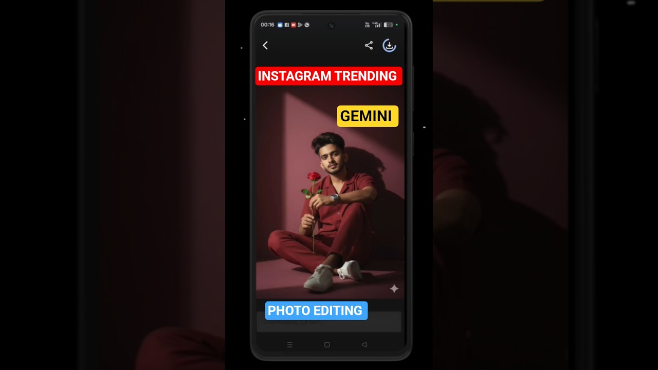 GEMINI AI PHOTO EDITING | TRENDING INSTAGRAM PHOTO EDITING 