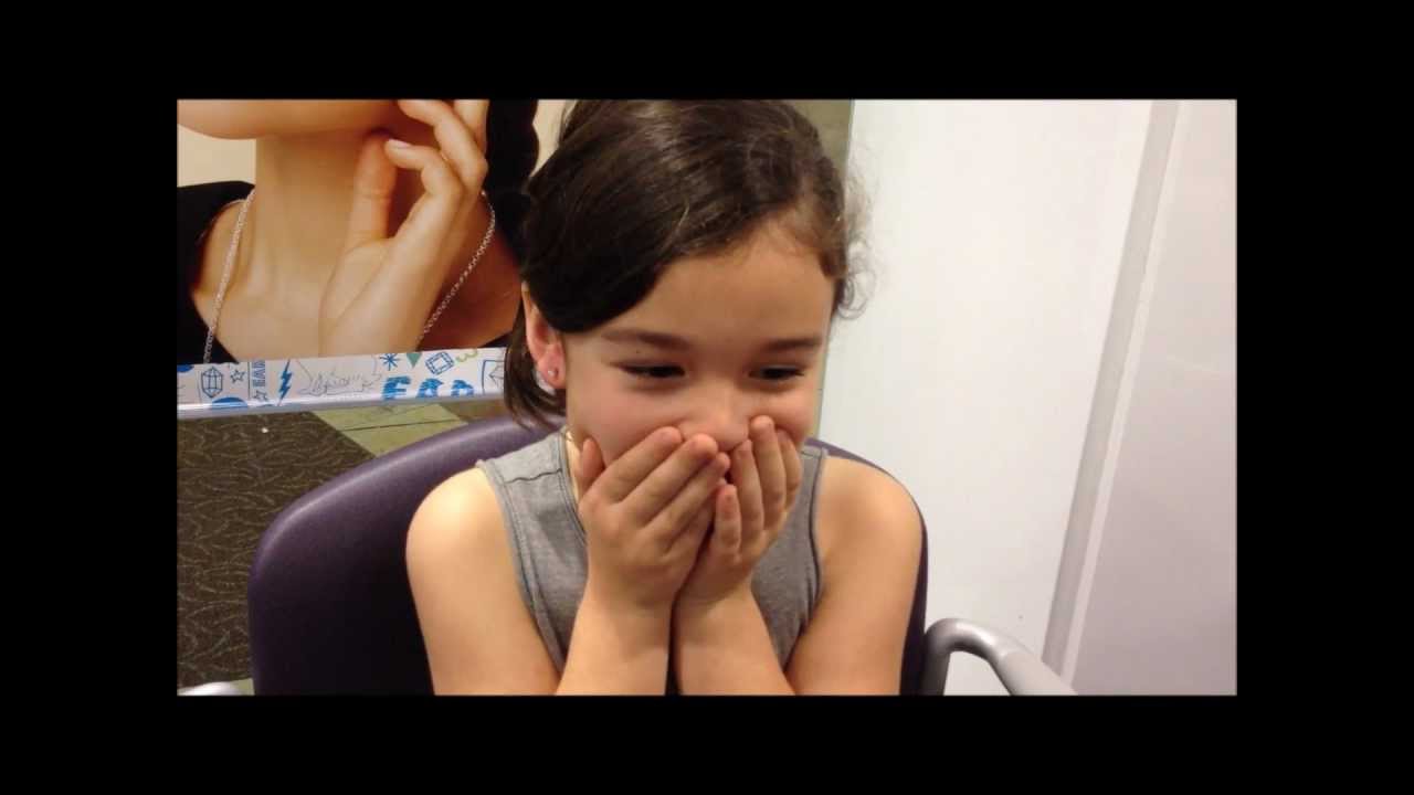 Funniest Screaming Cute Girl Gets Ears Pierced Youtube 