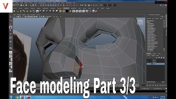 Maya Face Modeling || Part 3/3 || Tutorials