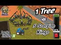 Fs18, 1 Tree v/s 5 Scorpion King Wood Cutter in Farming Simulator 18 #skullgaming