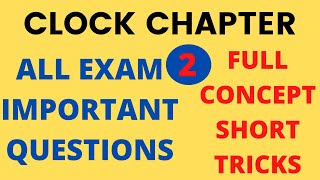 Clock | Clocks Reasoning Tricks | Clock Reasoning/Math/Trick/In Hindi/Solution/Problems/Questions