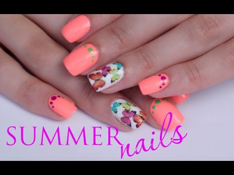 Летний Яркий Маникюр ✩ Neon Summer Nails  #Tattocika