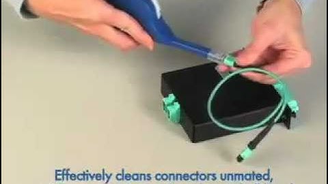 Cleans MTP® Brand Connector and generic MPO connectors.