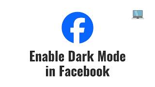 How to Enable Dark Mode in Facebook on PC & Laptop or MacBook screenshot 3