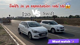 Hyundai i20 vs Suzuki swift {diesel} Drag Race 🔥 #subscribetomychannel #swift #i20