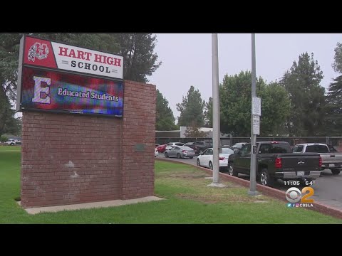 Hart High School Investigating Threat Scrawled In Campus Restroom