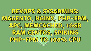 Magento, NGINX, PHP-FPM, APC, MEMCACHED, 16gb Ram CentOS, Spiking PHP-FPM to 100% CPU