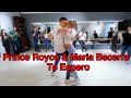 Prince royce maria becerra  te espero  marius  elena bachata workshop demo