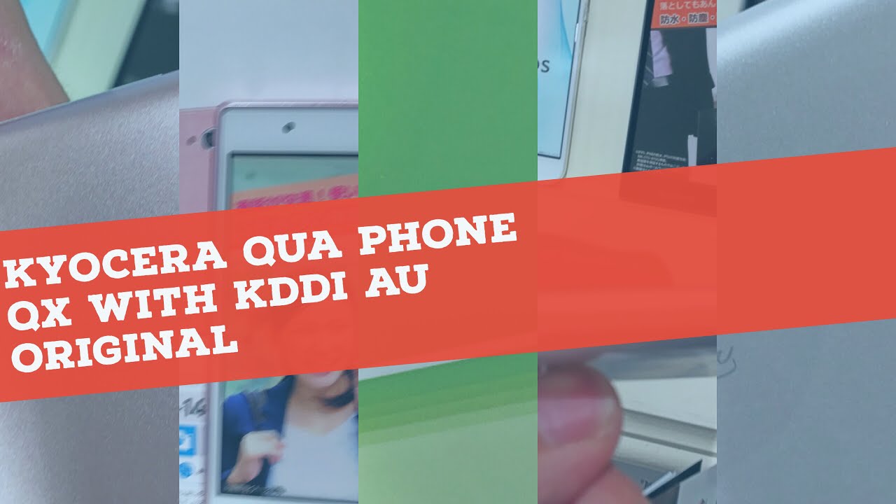 Kyocera Qua Phone QX With KDDI au Original
