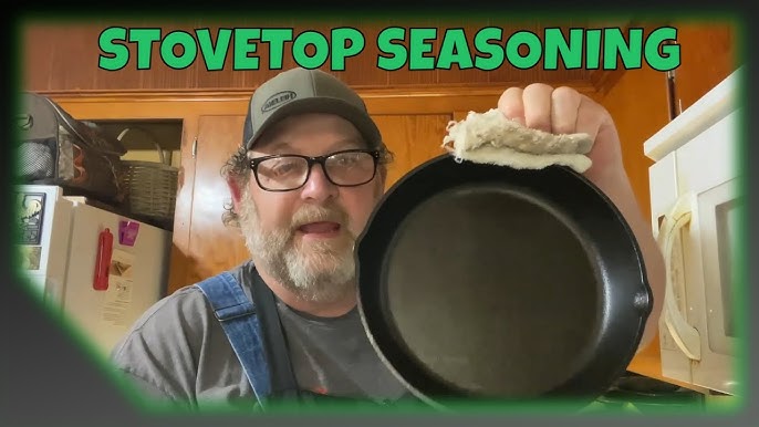 Season or Re-Season a Cast Iron Skillet - Over The Fire Cooking