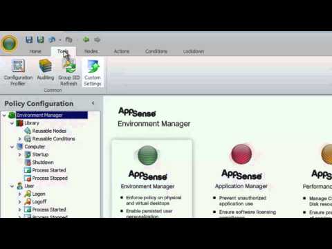 How to use Custom Settings in the AppSense Environment Manager console.
