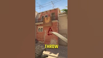HOW TO SMOKE CONNECTOR FROM T SPAWN TRASH CAN ON MIRAGE #counterstrike2 #cs2