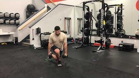 Matthew Ibrahim | DB Slider Curtsy Lunge (2 DB’s)