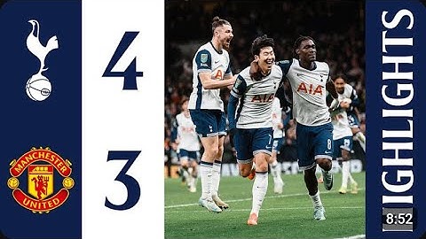 Tottenham Hotspur 4-3 Man Utd | HEUNG-MIN SON SCORES FROM A CORNER!! | Carabao Cup Highlights