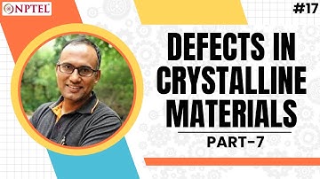 #17 Defects in Crystalline Materials | Part 3 | Basics of Materials Engineering