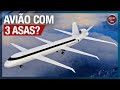 SE200 - Será que esse avião de 3 ASAS pode REVOLUCIONAR A AVIAÇÃO COMERCIAL