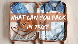 [ENG SUB] WHAT CAN YOU PACK IN 7 KG HAND CARRY LUGGAGE