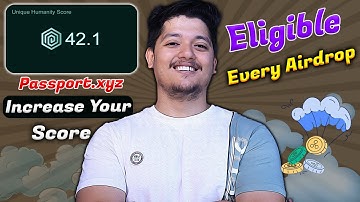 Eligible Every Airdrop 🤑 - Increase Gitcoin Passport.Xyz Score 2025 | Gitcoin Passport Score 20  🔥