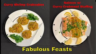 Delicious Seafood Duo: Curry Crab Cakes & Stuffed Salmon | S4 Episode 1