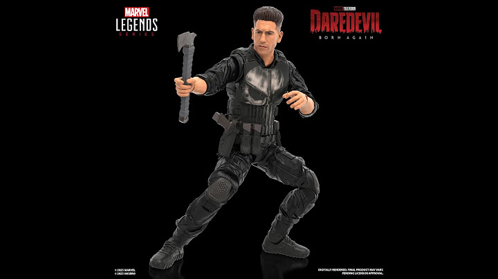 Hasbro Marvel Legends Daredevil Born Again - The Punisher Figure Pre-Orders