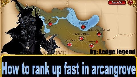 =AQW= How To Rank Up Fast in Arcangrove (Easiest Way)