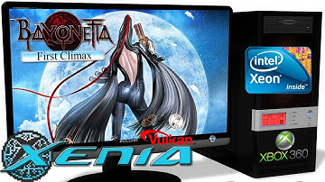 XENIA 1.06ML [Xbox 360] - Bayonetta First Climax [60FPS-Gameplay] Full DEMO. Vulkan api #1