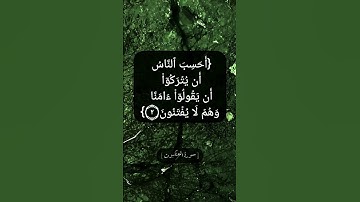سورة العنكبوت الآية ١ الى ٤ بصوت الشيخ محمد صديق المنشاوي