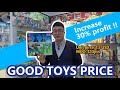 How is the toys price increase 30 profit for your toy business