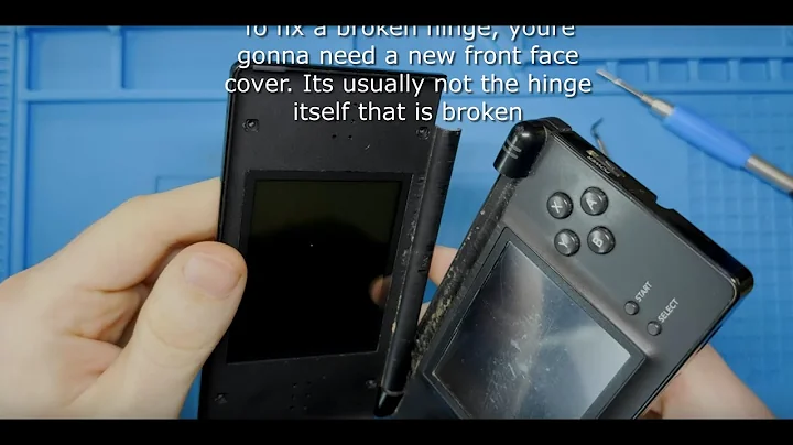 How to Repair a broken hinge on DS Lite - Full tutorial