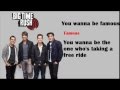 Famous  big time rush lyrics