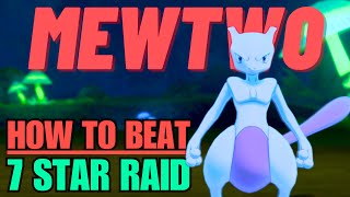How to BEAT 7 STAR Mightiest Mark MEWTWO in Pokémon Scarlet & Violet | MEW BUILD IN COMMENTS!!!