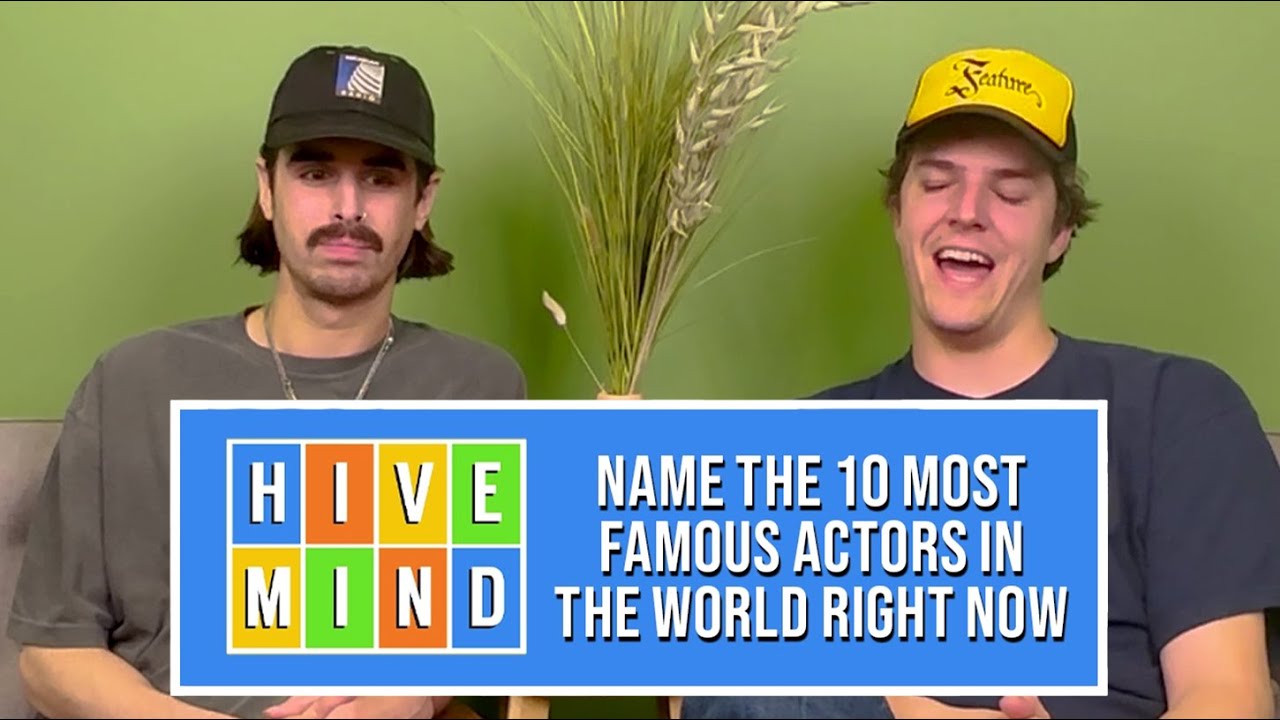 Guessing The 10 Most Famous Actors In The World Right Now - YouTube