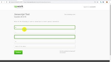 Upwork JavaScript Test 2019