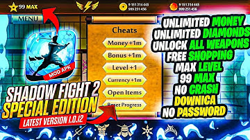 Shadow Fight 2 SE MOD APK v1.0.12 | Max Level 99 + All Boss Weapons & Unlimited Gems
