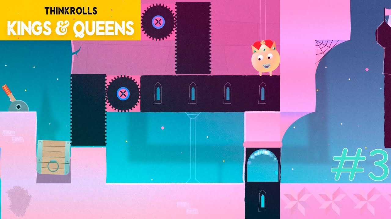 Thinkrolls Kings & Queens is an epic adventure 3 puzzle,