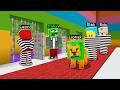 ZAMKNĄŁEM WSZYSTKICH PRZYJACIÓŁ w KOLOROWYM WIĘZIENIU w Minecraft!