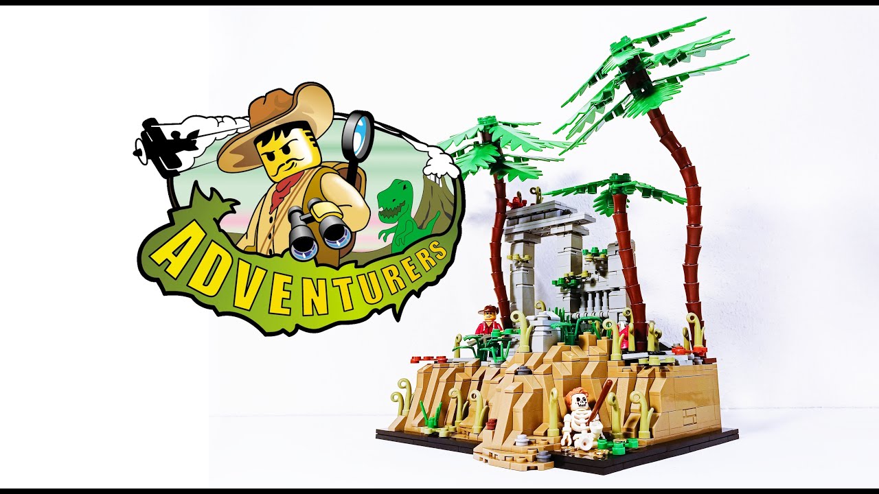 ADVENTURERS: Johnny Thunder old temple BRICK BUILT - YouTube