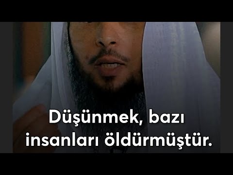 Düşünmek ne işe yaradı? | Said el Atik