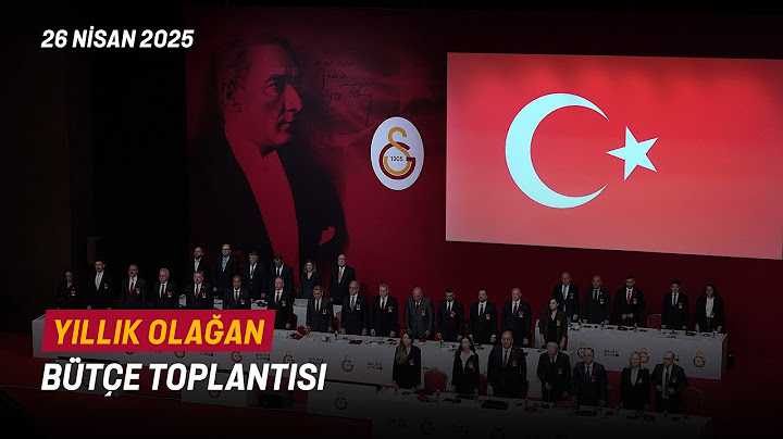 🔴 Galatasaray Spor Kulübü Yıllık Olağan Bütçe Toplantısı
