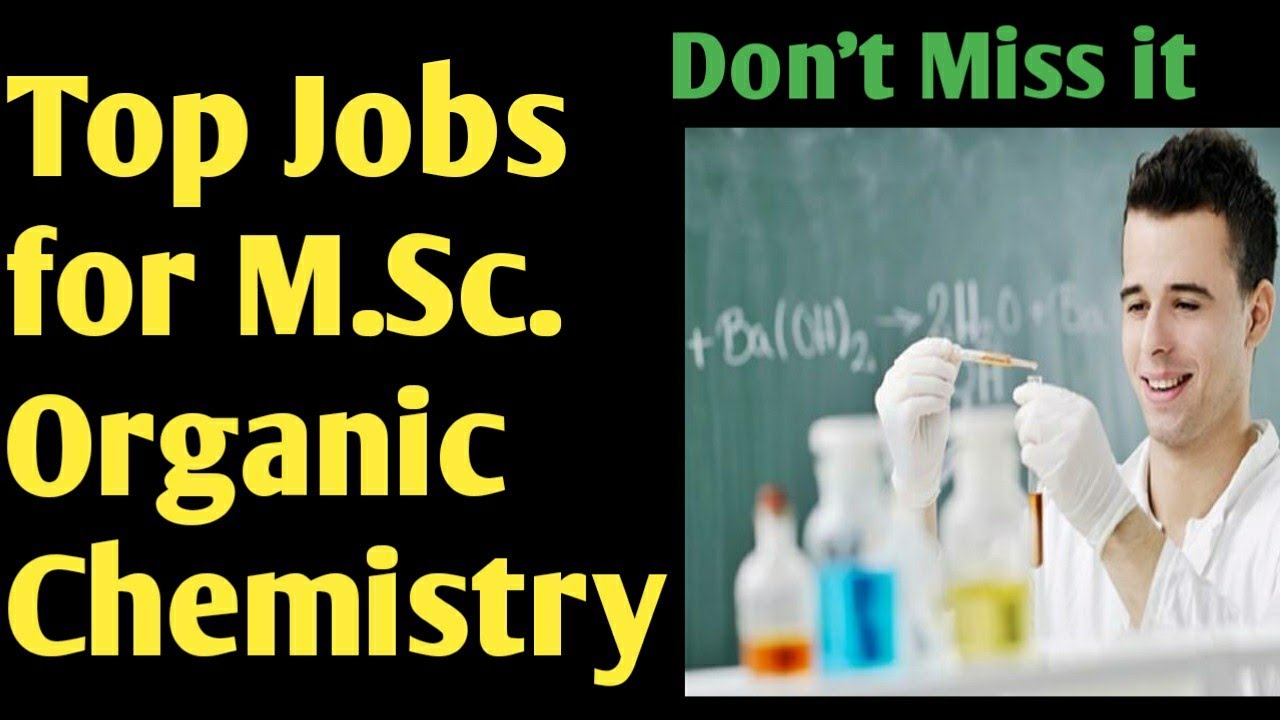 phd organic chemistry jobs in usa