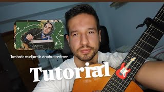 Cómo tocar "Tumbado en el jardín viendo atardecer" de Sen Senra | Tutorial Guitarra Fácil
