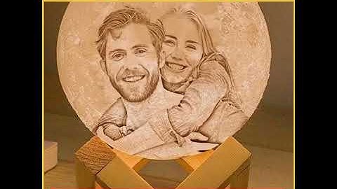 Customized 3D Enchanting Moon Lamp