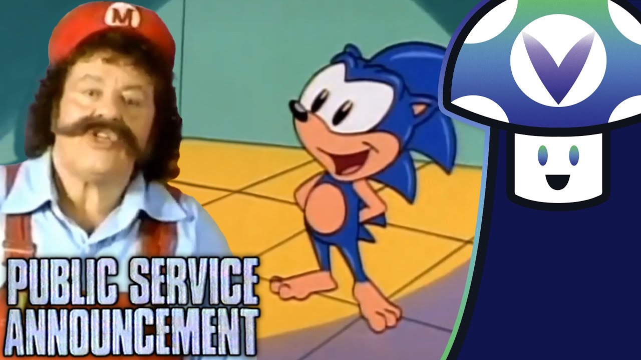 Vinny watches Old Mario  Sonic PSAs