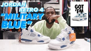 Jordan 4 “Military Blue” UNBOXING & REVIEW. ON FOOT LOOK 👀|TALKING SOLE EP.26|SNEAKER OF THE YEAR