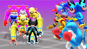 Merge Master Blue Monster: Gameplay (iOS,Android) Part 9 - Unlock Big Hand Player Characters