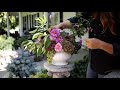 How I Make A Cut Flower Arrangement! 💐// Garden Answer