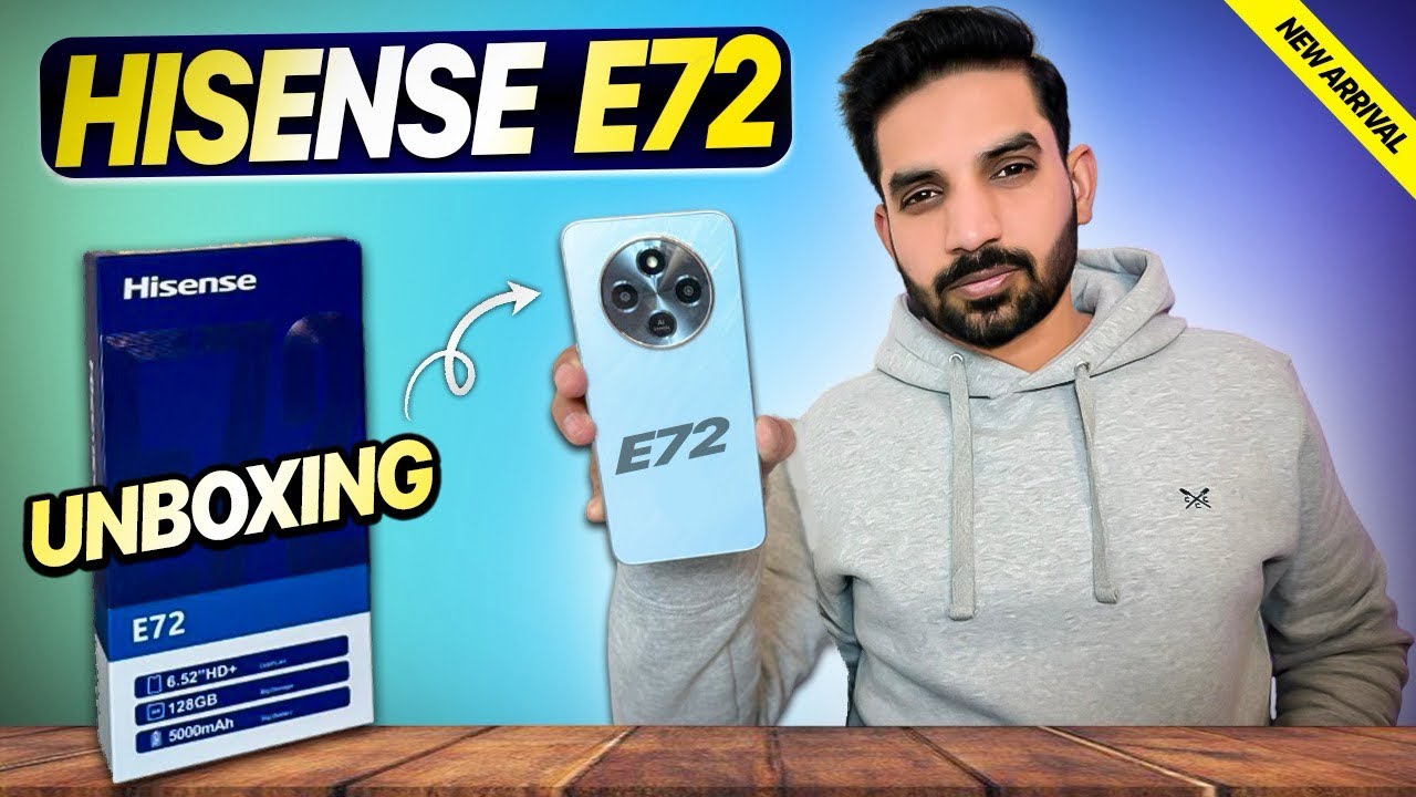 Hisense E72 Unboxing and first look | is Hisense E72 good phone