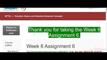🔥100%🔥💥WEEK 6💥Robotics: Basics and Selected Advanced Concepts Assignment Answers💥