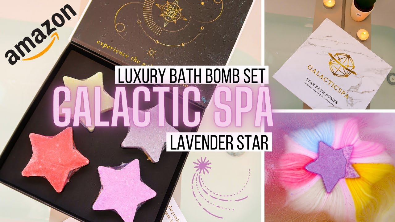 BEST AMAZON BATH BOMB? Galactic Spa Star Bath Bomb Lavender Bath