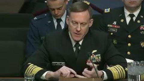 Cybercom Commander Testifies At Senate Hearing